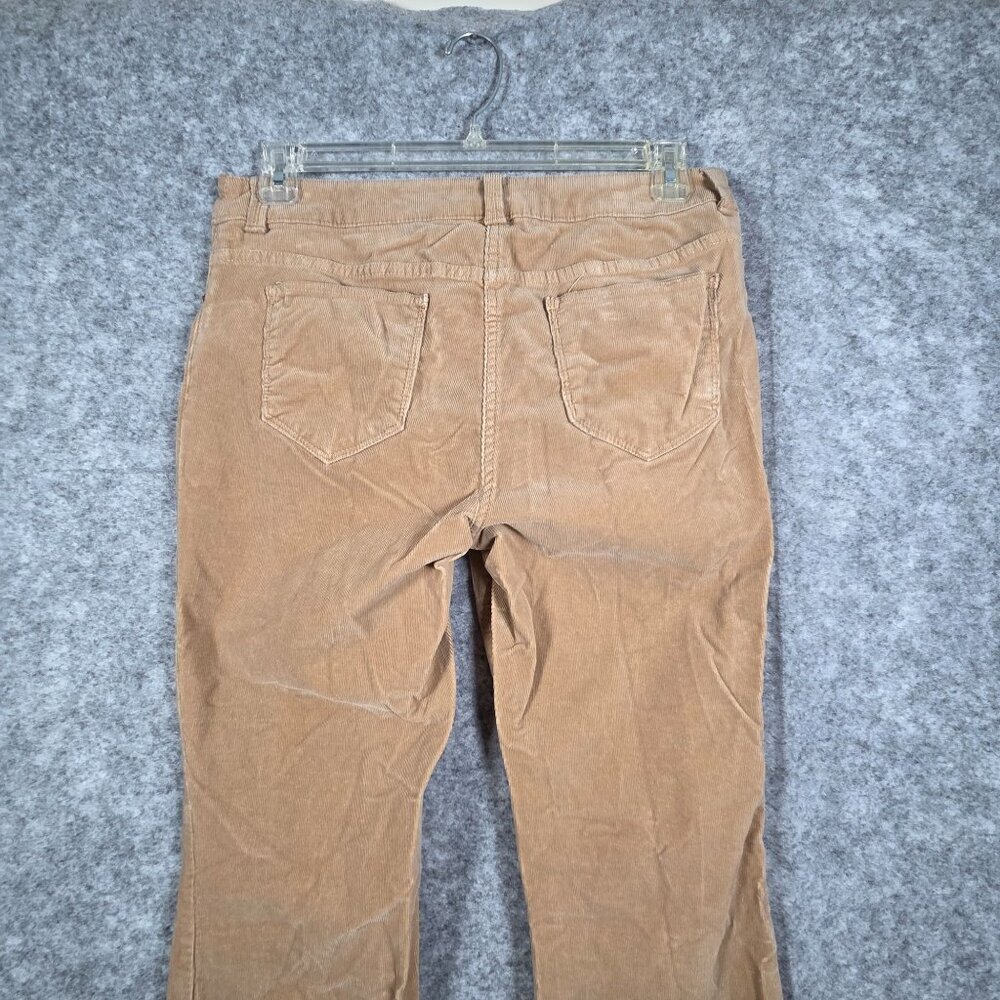 Chico's Women's Strech Corduroy Pants Tan Size M Cabincore Light Academia - Picture 6 of 7
